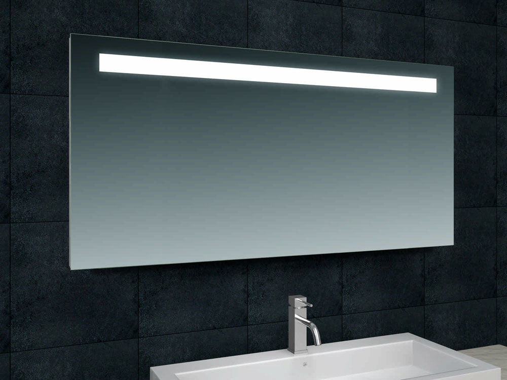 Line spiegel met LED verlichting 140 x 80 cm