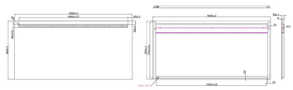 Line spiegel met LED verlichting 160 x 80 cm 8718858077991