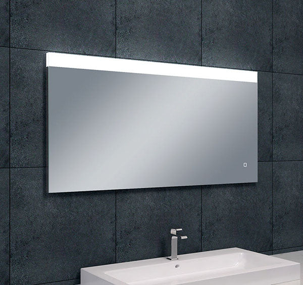 Single spiegel met LED verlichting & verwarming 120 x 60 cm