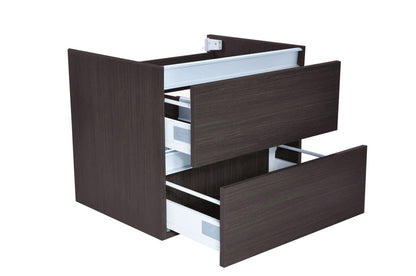 38.3905 Vision onderkast+2 laden 60x46 houtnerf grijs