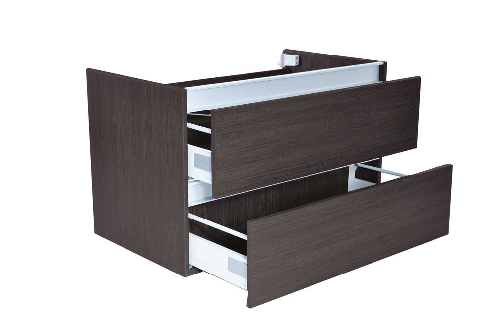 38.3906 Vision onderkast+2 laden 80x46 houtnerf grijs