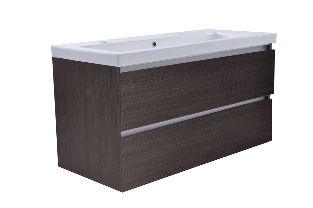 38.3907 Vision onderkast+2 laden 100x46 houtnerf grijs