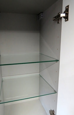 38.3932 Vision kolomkast 2 deuren 160x35x35 hoogglans grijs