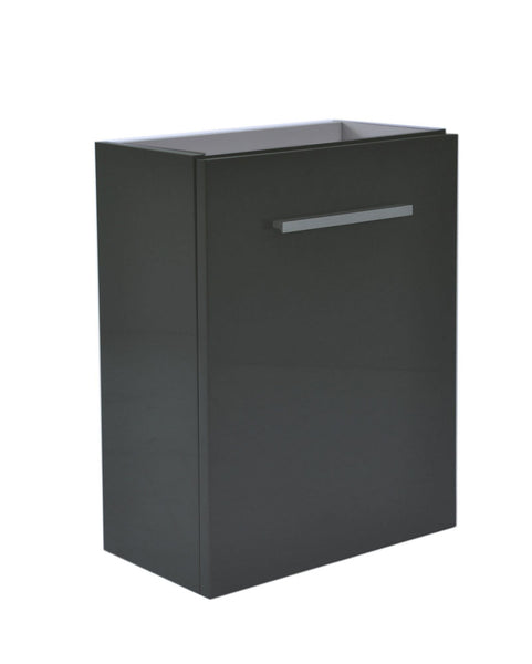 Wiesbaden fonteinkast tbv HS fonteintje l/r 1 deur 40 x 21 cm hoogglans grijs