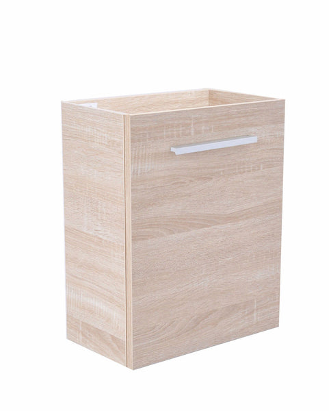 Wiesbaden fonteinkast tbv HS fonteintje l/r 1 deur 40x21 licht-eiken