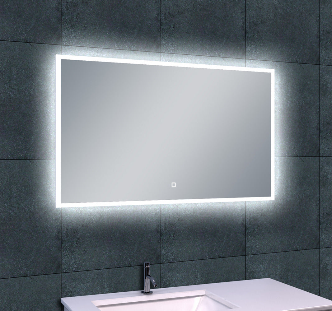 Quatro spiegel met LED verlichting & verwarming 100 x 60 cm 8718858072279