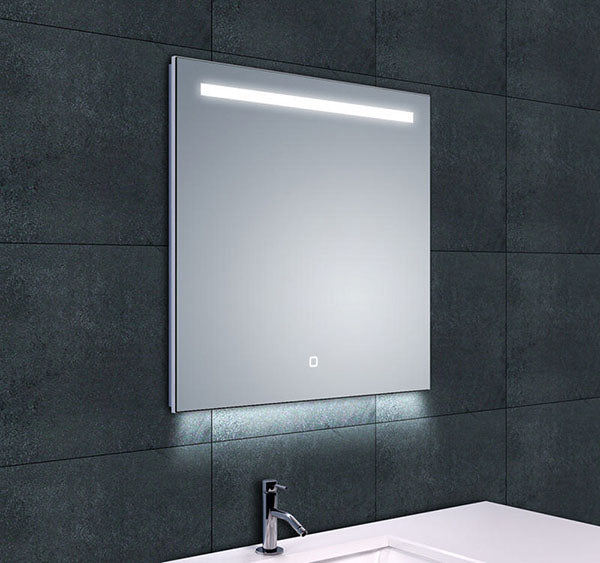 Wiesbaden Ambi One dimbare Led condensvrije spiegel 60x60cm