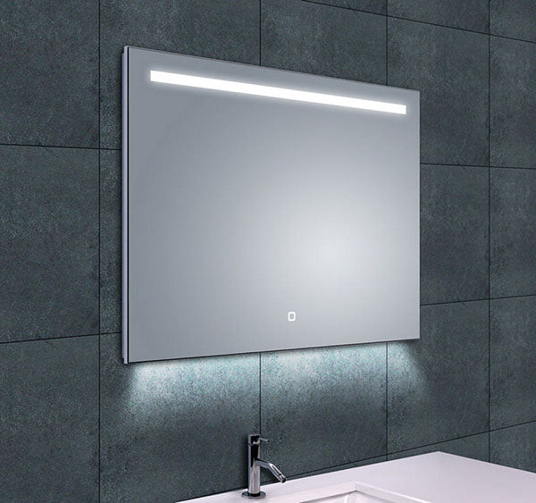 Wiesbaden Ambi One dimbare Led condensvrije spiegel 80x60cm