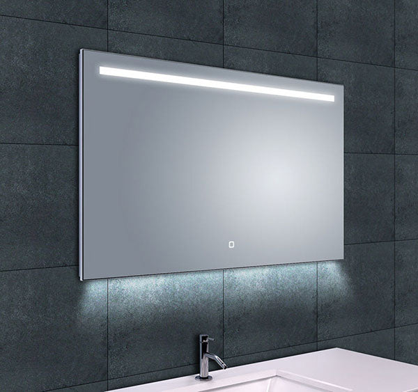 Wiesbaden Ambi One dimbare Led condensvrije spiegel 100x60cm