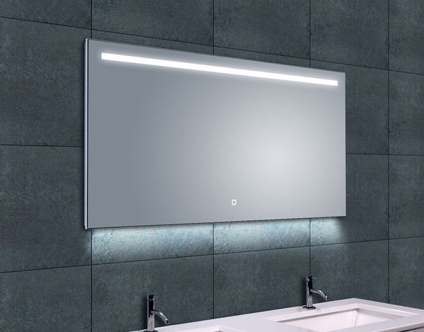 Wiesbaden Ambi One dimbare Led condensvrije spiegel 120x60cm