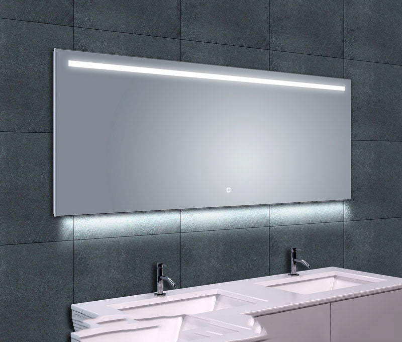 Ambi One spiegel met LED verlichting & verwarming 160 x 60 cm 8718858072262