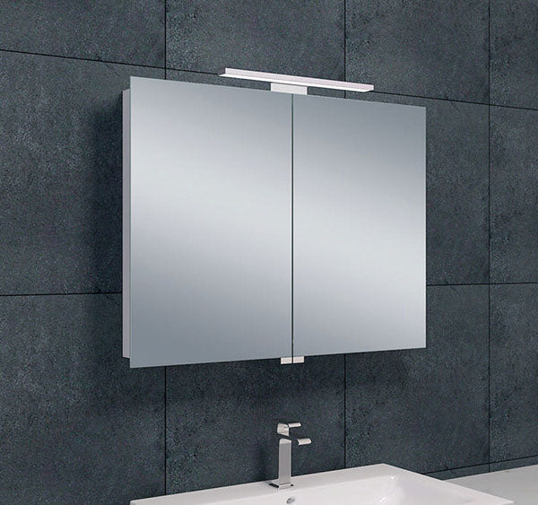 Wiesbaden Luxe spiegelkast +Led verlichting 80x60x14cm