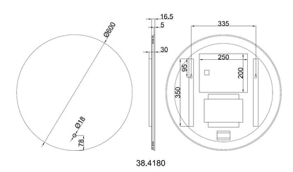 Wiesbaden Soul spiegel + Led rond 60cm