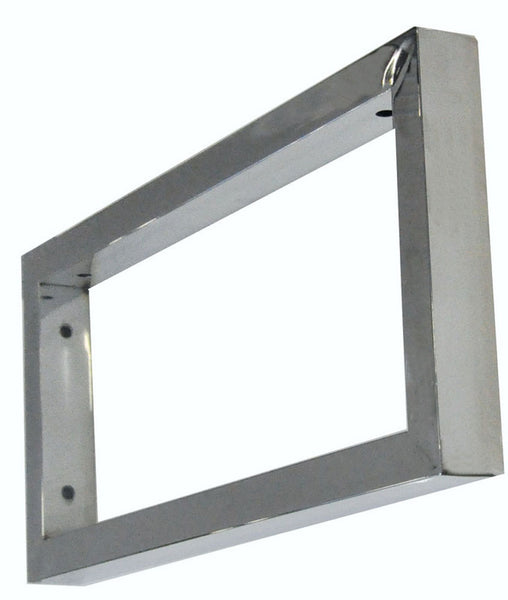 Wiesbaden Chroom vierkante supportbeugel 46x22