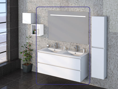 Sephia complete meubelset 120 cm mat wit