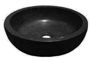 Wiesbaden Hardstenen opzetwastafel rond 40x12