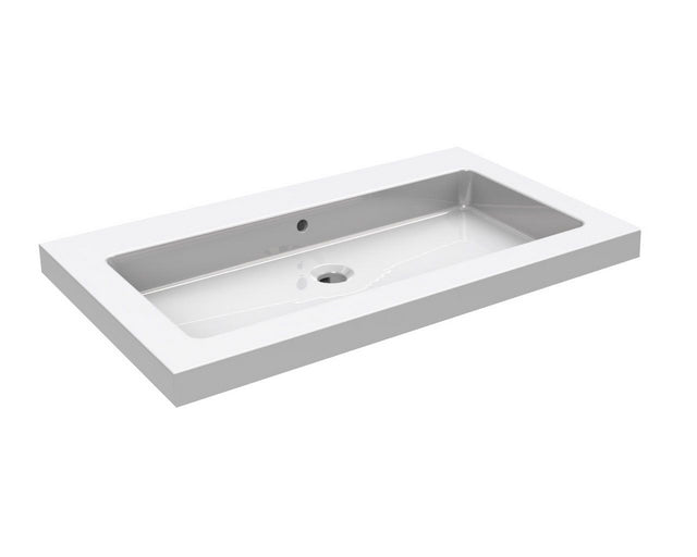 Kera wastafel 80 x 46 cm zonder kraangat 8719323035423