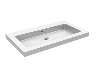 Kera wastafel 80 x 46 cm zonder kraangat 8719323035423