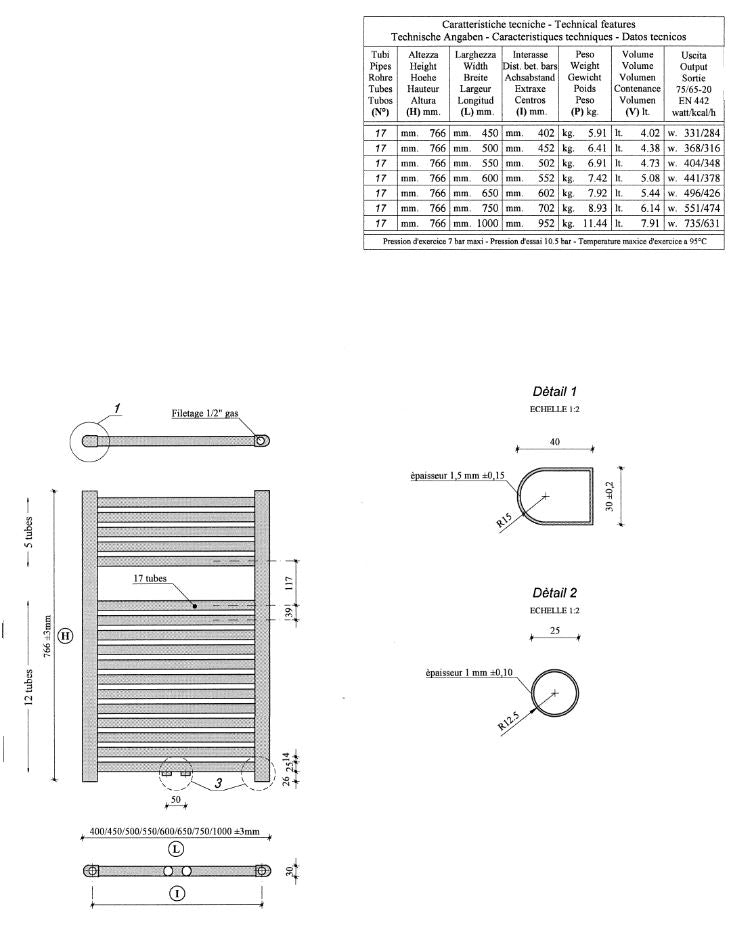 6 x 60 cm chroom 8718858070190