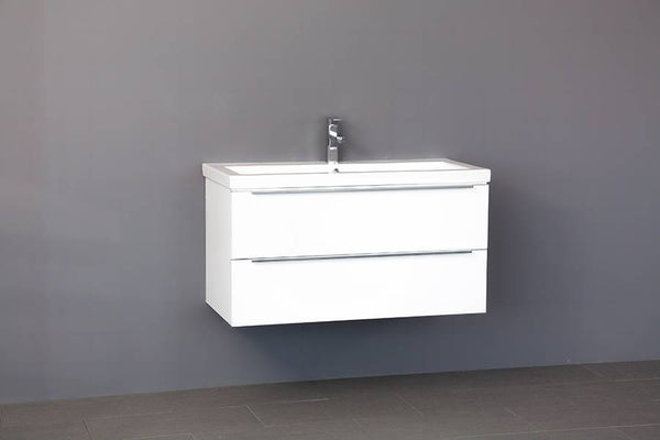 Badmeubel Senza Keramiek 100 Wit