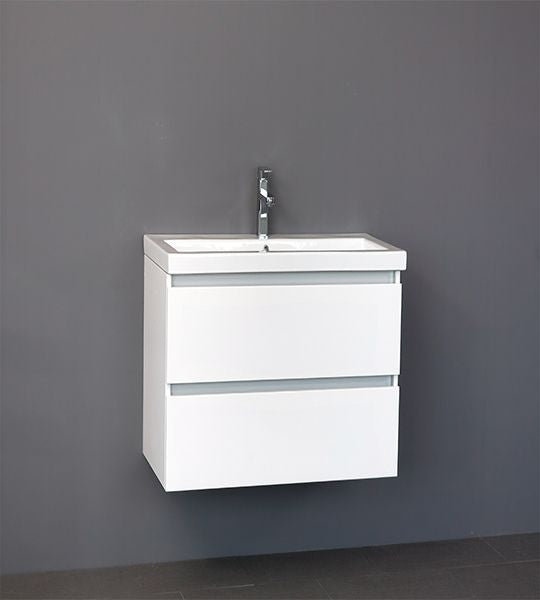 Badmeubel Trend Keramiek 60 Hoogglans Wit