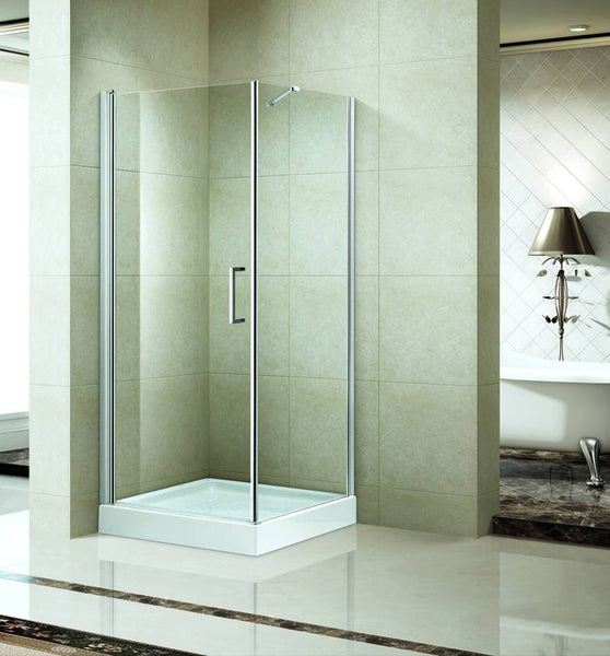 Vierkante cabine met swingdeur 80