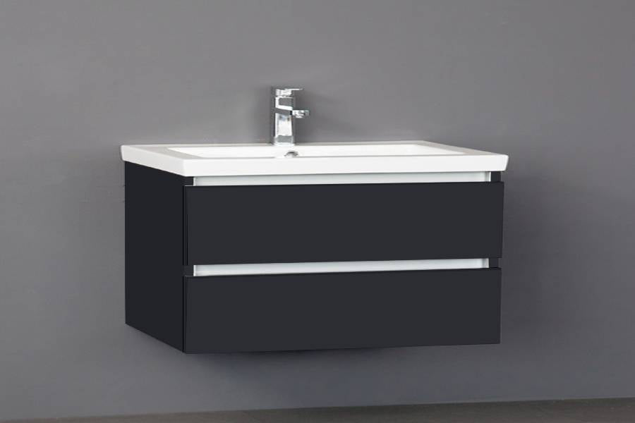 Badmeubel Trend Keramiek 100 Hoogglans Antraciet