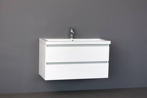 Badmeubel Trend Keramiek 100 Hoogglans Wit