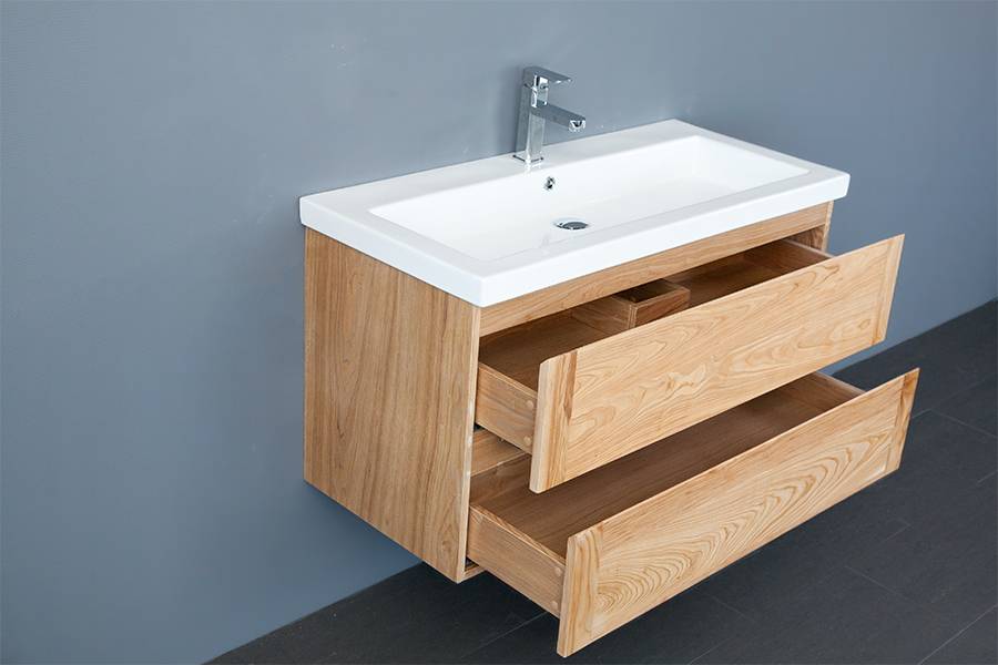 Badmeubel Wood Keramiek 80