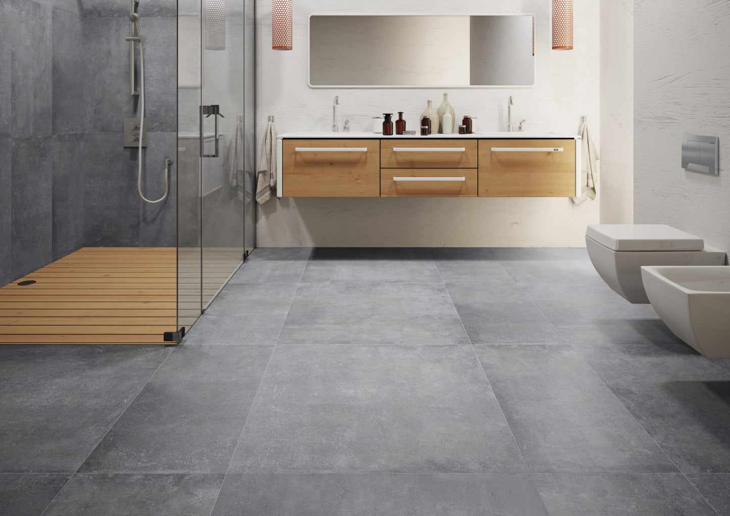 Vloertegel Montego Graphite 80x80 rect