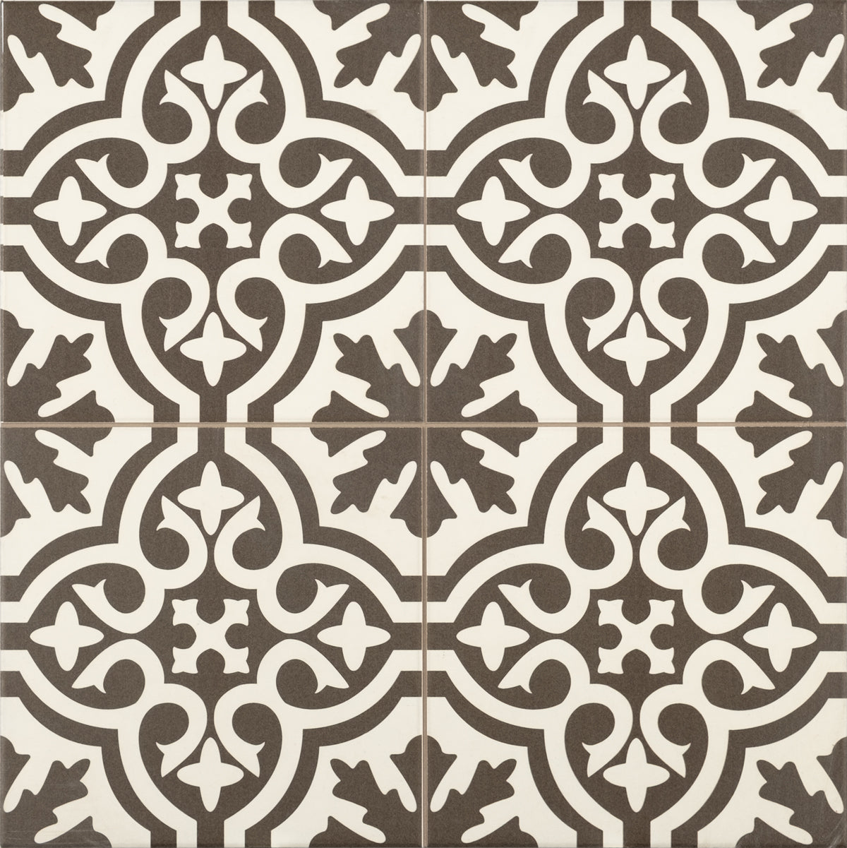 Vloertegel Cemento Decor Venice Black 45x45