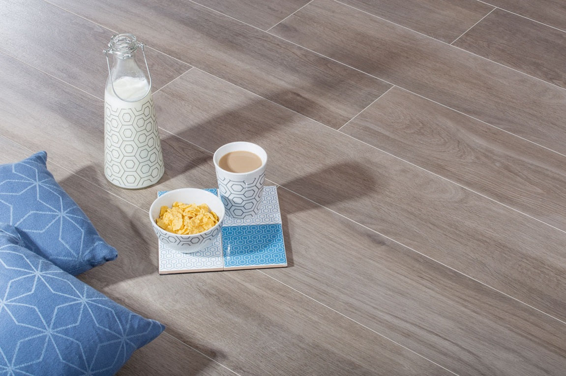 Vloertegel Wood Mattina Grigio 19,3x120,2 rect