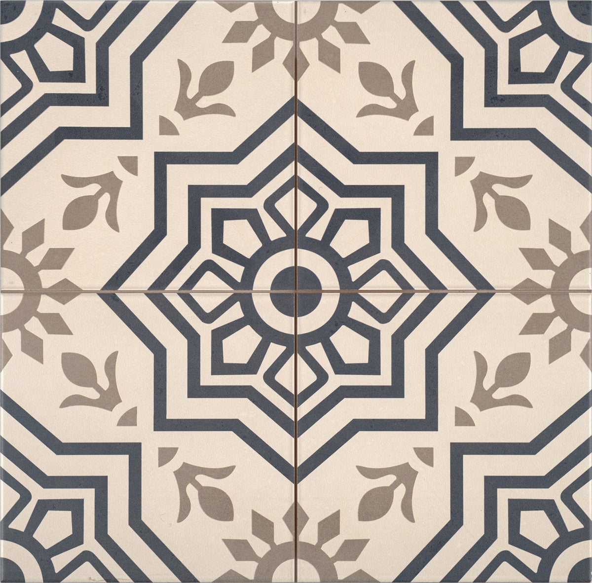 Vloertegel Cemento Decor Bursa Blue 45x45