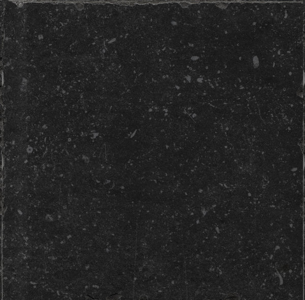 Vloertegel Belgium Stone Black Anticato 60x60 rect