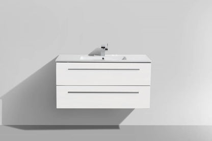 Badmeubel aktieset DL 100 mat wit zonder spiegel