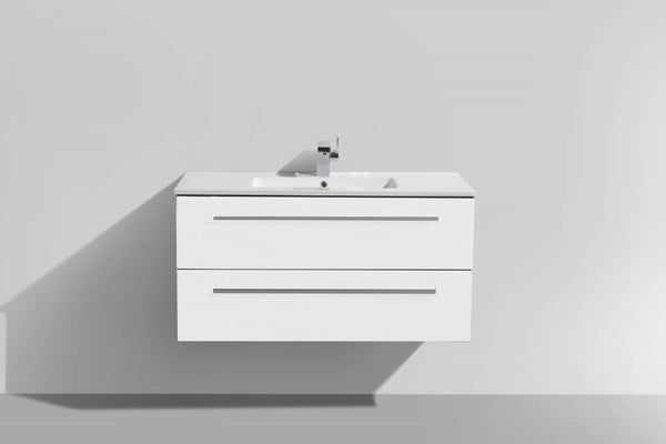 Badmeubel aktieset DL 100 mat wit zonder spiegel