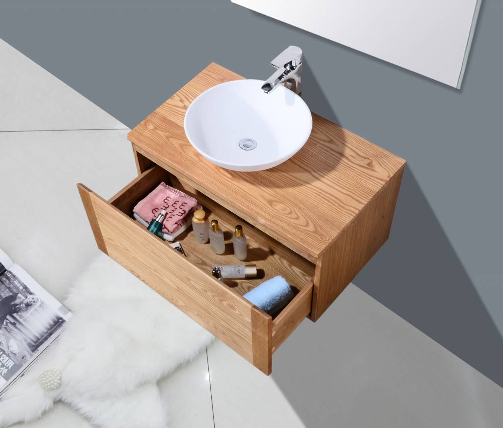 Badmeubel Vision Wood 80 (zonder kom)