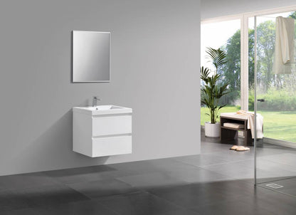 Badmeubel Infinity Hoogglans Wit 60