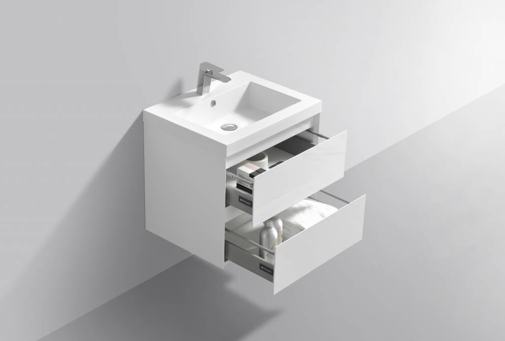 Badmeubel Infinity Hoogglans Wit 60