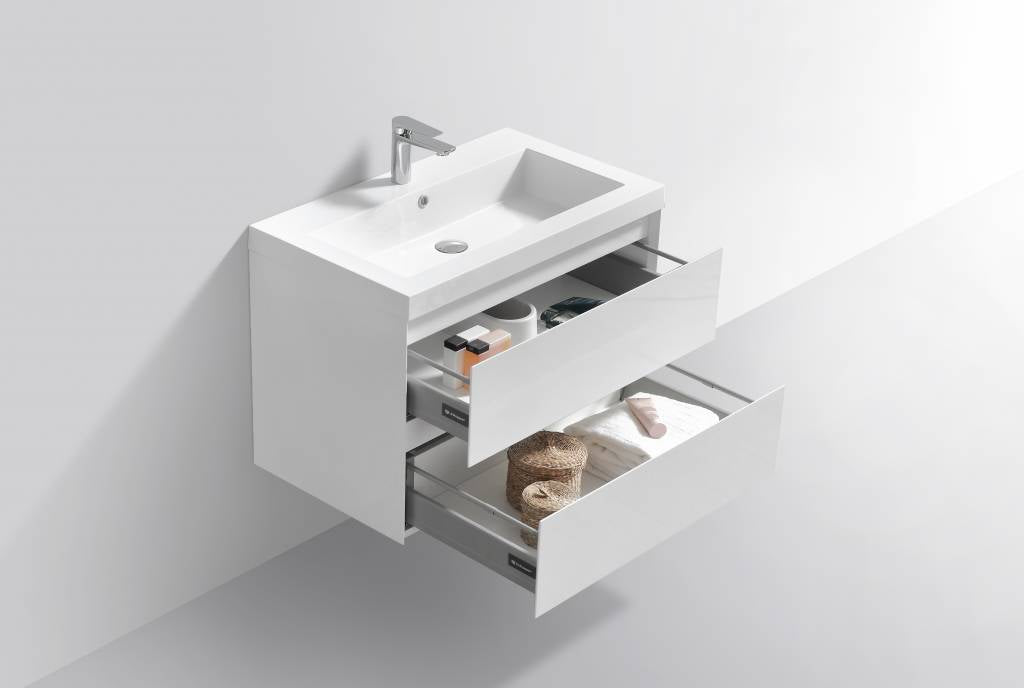 Badmeubel Infinity Hoogglans Wit 80