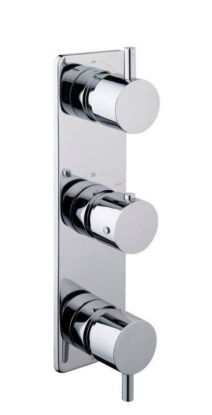 Caral inbouw douchemengkraan 3-weg compleet chroom 8718053678290