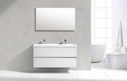 Badmeubel Compact Greeploos 120 Hoogglans Wit