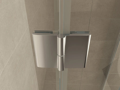 Douchecabine Wiesbaden kwartrond 1 deur RS 90x90cm 8mm NANO coating