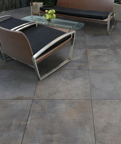 Buiten Tegel Magnetic Dark Grey 60x60x2 rett