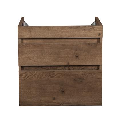 Badkamermeubel Finn 60x59x45cm Donker Eiken met Topblad