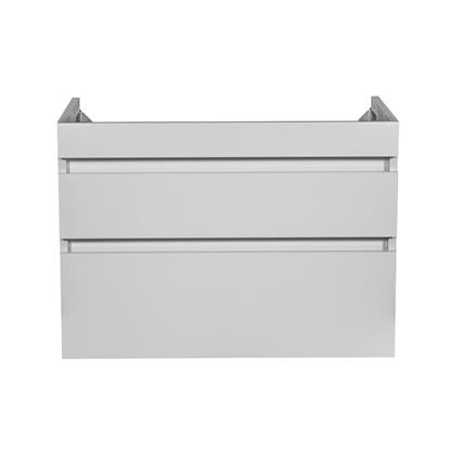 Badkamermeubel Finn 80x59x45cm Wit Glans met keramische wastafel