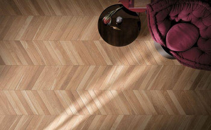 Fapnest Natural chevron 7,5x45 vloertegels / wandtegels