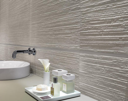 Wandtegel Maku Grey Rock 25x75