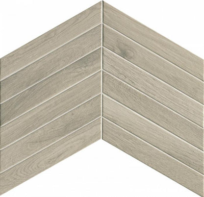 Fapnest Silver chevron 7,5x45 vloertegels / wandtegels
