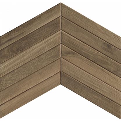 Fapnest Brown chevron 7,5x45 vloertegels / wandtegels